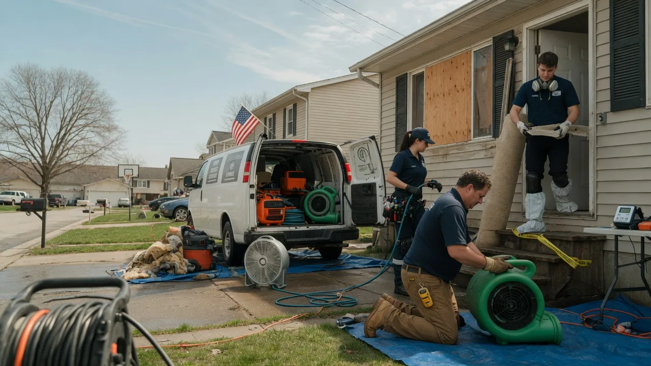 Water Damage Restoration in Sawyerville, IL near me